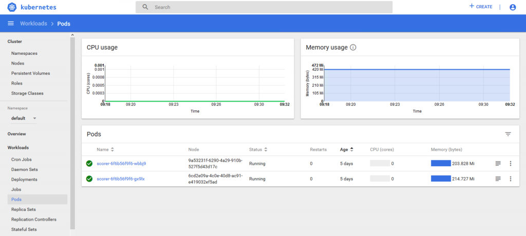 console  servicesNode 