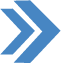 blue double chevron arrow