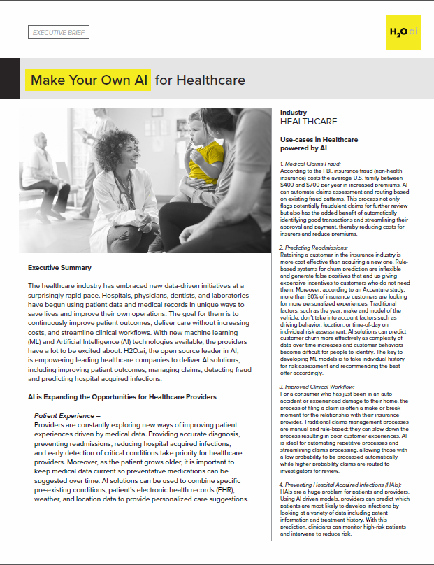 make your own AI for healthcare