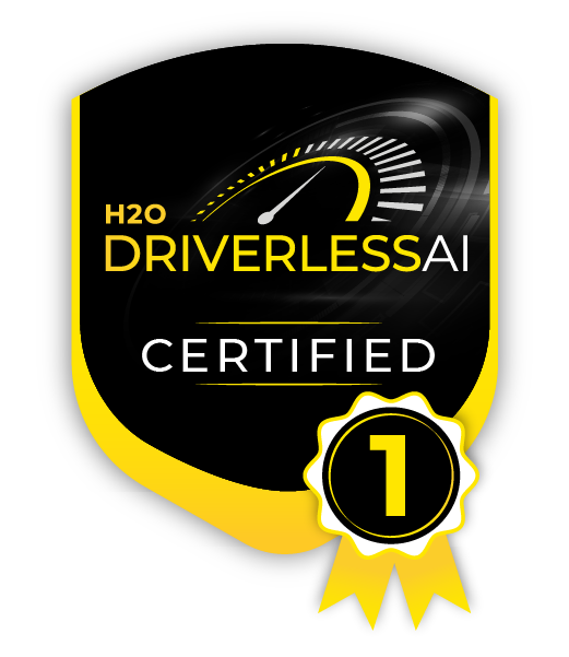 H2O Driverless AI Certified badge